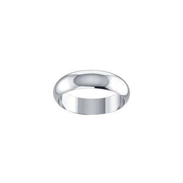Wedding Smooth Sterling Silver Band Ring SM158